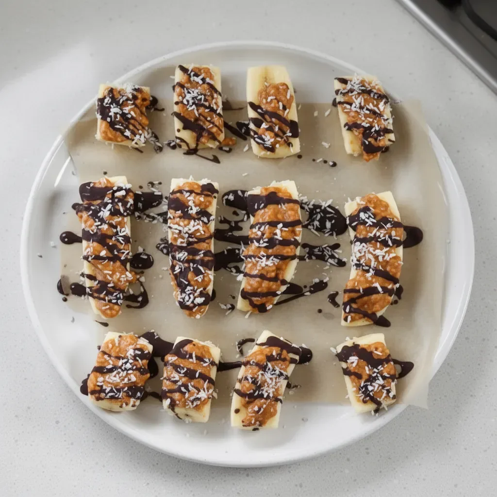 Delicious frozen banana treats, perfect for a refreshing and healthy snack.