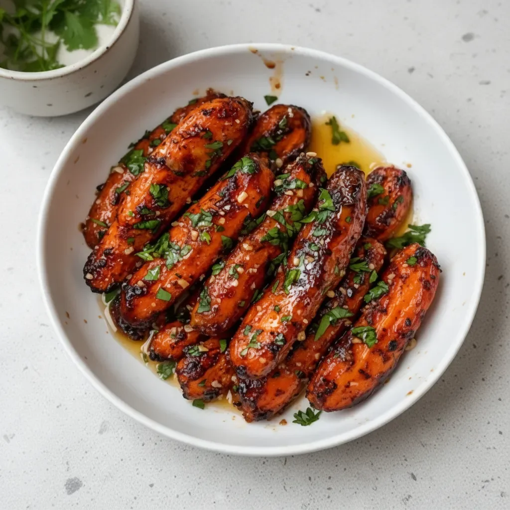 Delicious honey garlic butter carrots served in a bowl