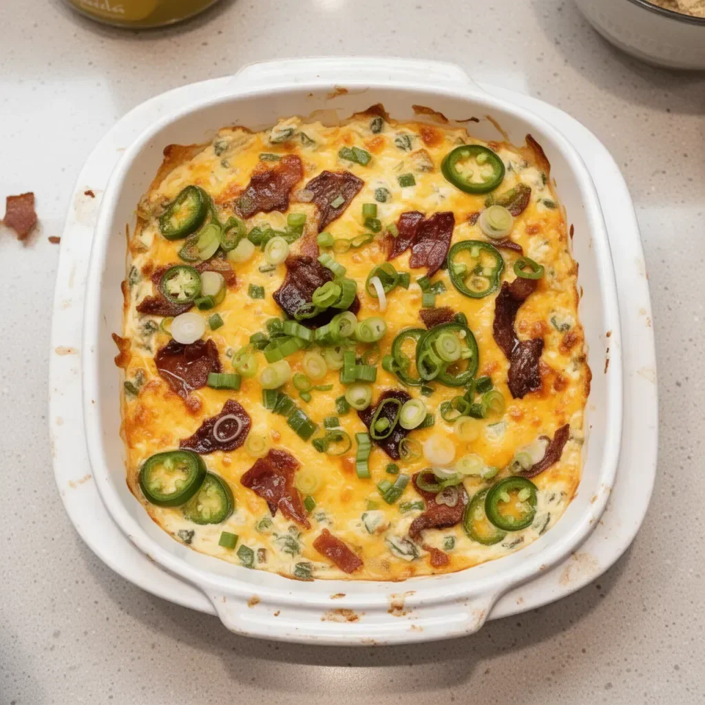 Deliciously creamy Jalapeño Popper Dip served with tortilla chips