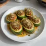 Delicious stuffed zucchini filled with savory ingredients