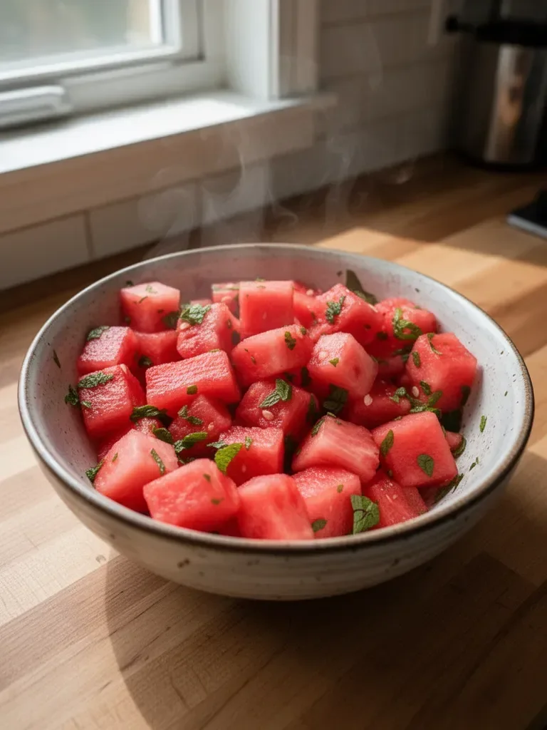 Watermelon Mint Salad