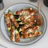 Healthy and delicious zucchini boats filled with savory ingredients.