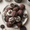 Homemade Oreo Balls ready to enjoy, a delicious chocolate dessert treat.