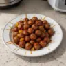 Slow cooker teriyaki meatballs simmering in a flavorful sauce
