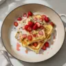Delicious cottage cheese pancakes baked in the oven, perfect for breakfast.