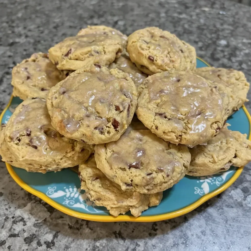 Dolly Parton's delicious banana bread cookies on a plate.