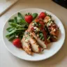 Strawberry Chicken dish with juicy chicken and fresh strawberries