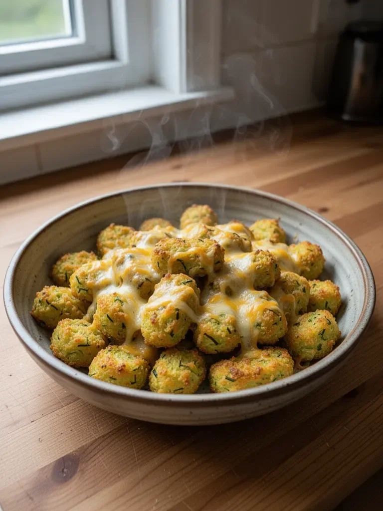Cheesy Zucchini Tots