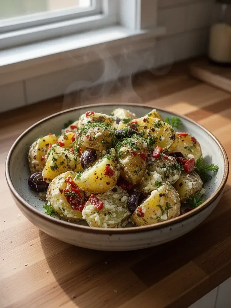 Quick Mediterranean Potato Salad